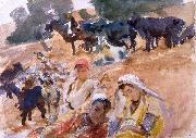 John Singer Sargent Goatherds Spain oil painting artist